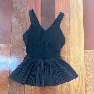 Vintage lululemon peplum pleated tank!!